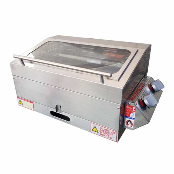 Sizzler Deluxe 2.0 Steel BBQ with High Lid with Flame Failure - Image 2
